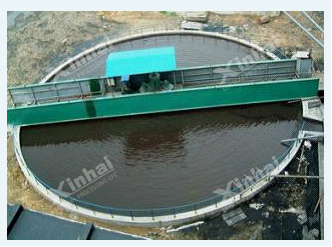 周邊膠輪傳動濃密機的施工現(xiàn)場